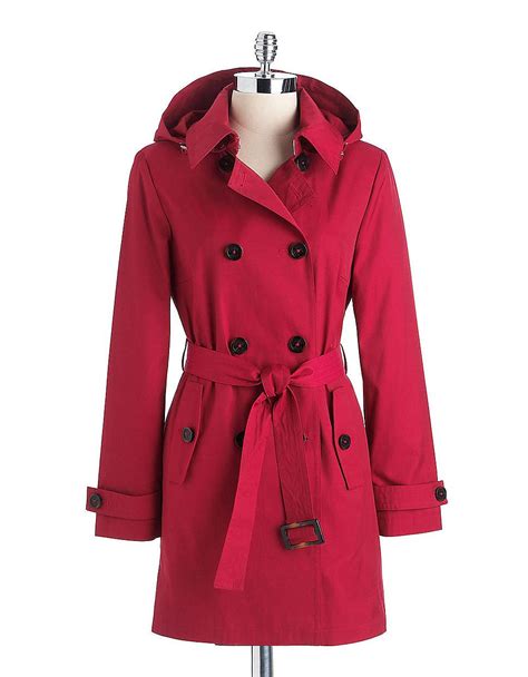 michael kors pink trench coat|Michael Kors denim trench coat.